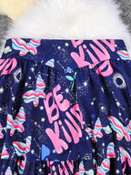 Hand-Painted Oversized 2-Piece Set – Backless Crop Top & Flowing Skirt - Piña Colada