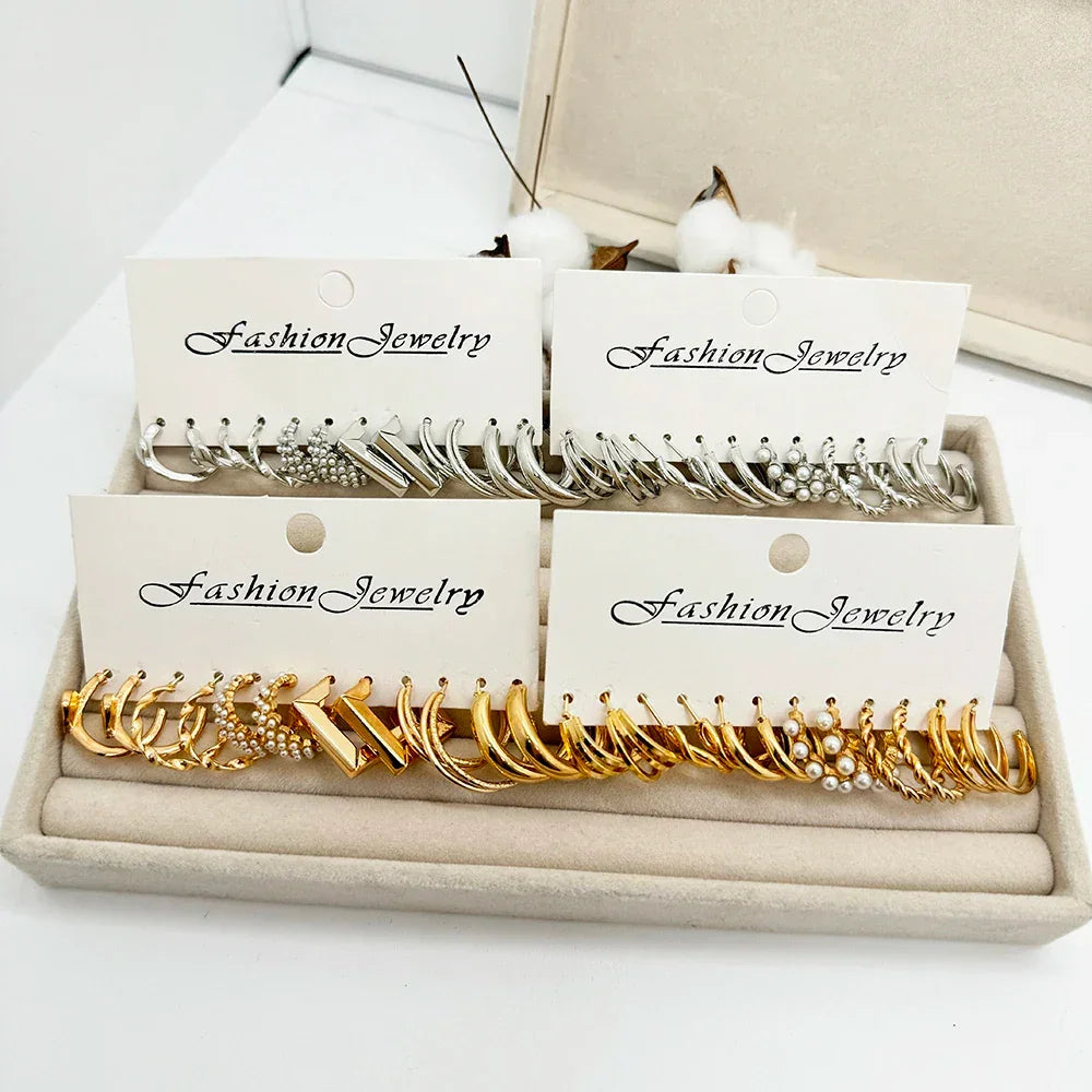 48PCS Earrings Set - Piña Colada