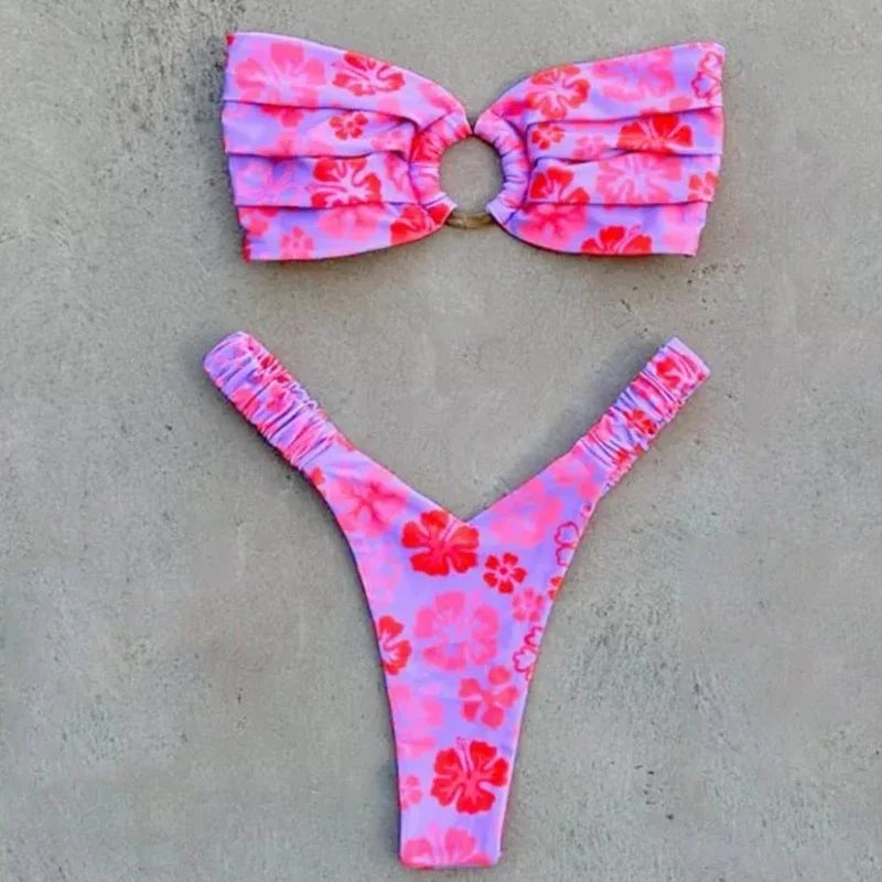 Push Up Swimsuit - Piña Colada