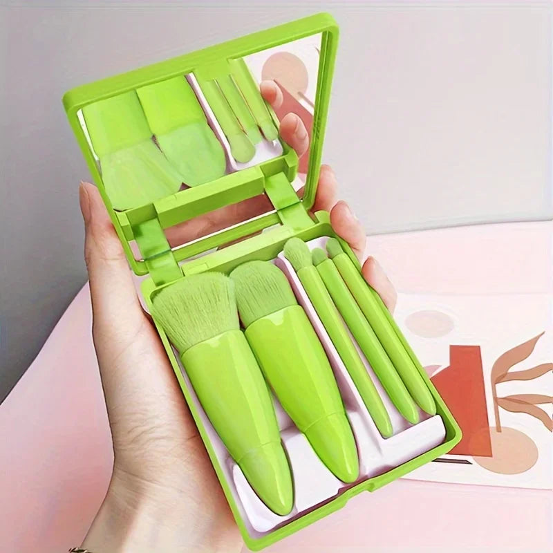 5-Piece Makeup Brush Set - Piña Colada