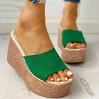 Sandals Peep-Toe - Piña Colada