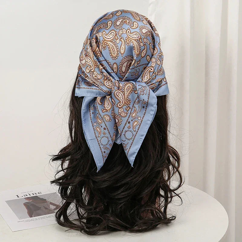 Bohemian Silk Scarf - Piña Colada