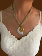 Stainless Steel Conch Leaf Sun - Piña Colada