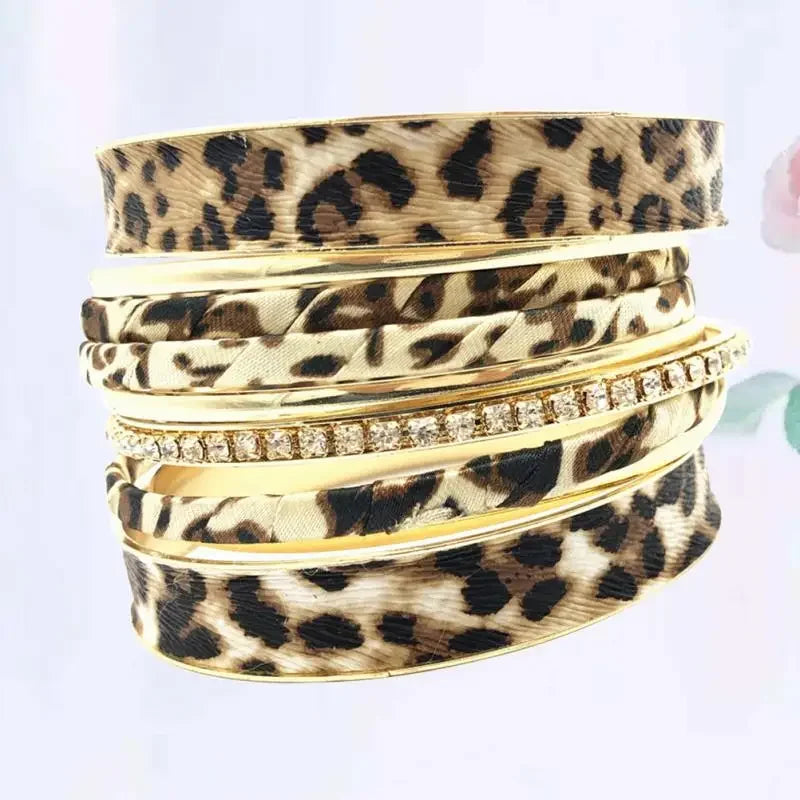 Leopard Print Sterling Silver Miss - Piña Colada
