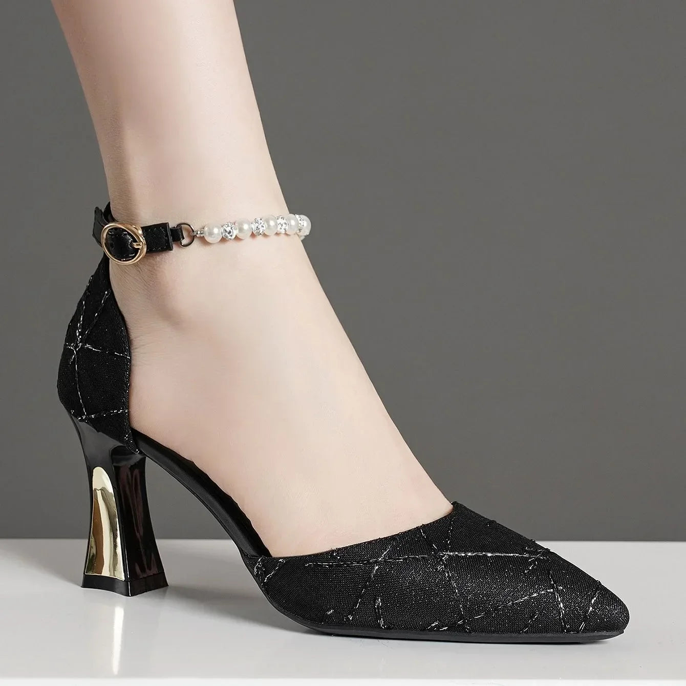 Beads Pumps Pointed Tip - Piña Colada