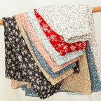 Floral Half Skirt Women's High Waist - Piña Colada