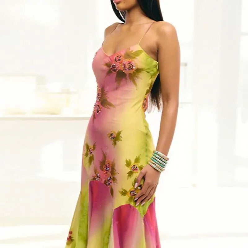 Strap Dress New Pattern - Piña Colada