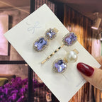 Set Women Hair Clips Headwear - Piña Colada