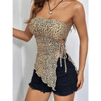 Top Leopard Print Top - Piña Colada