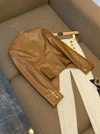 Slim-Fit Office Lady Jacket - Piña Colada