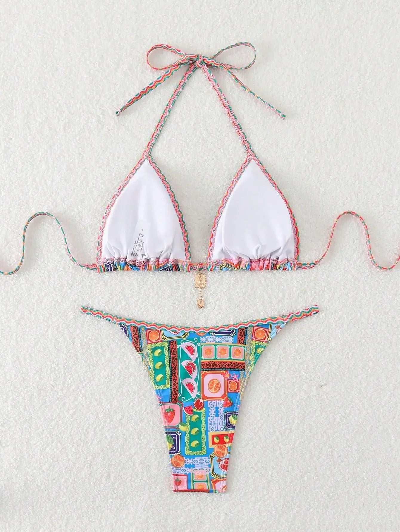 Sexy Tropical Print Bikini Set 2025 - Piña Colada