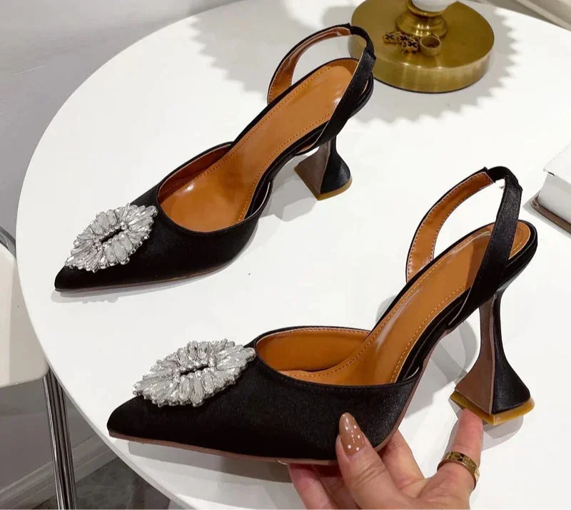 Design Silk Women Pumps Crystal - Piña Colada