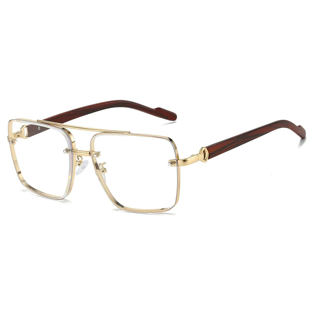 Square Metal Shades Sunglasses - Piña Colada
