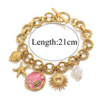 Seashell Bracelet Gold-Plated