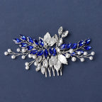 Crystal Pearl Hair Comb Clip - Piña Colada