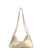 Women's Handbags Soft Satin Shoulder Chain Bag - Piña Colada