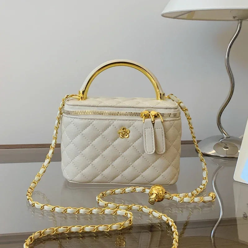 Diamond Grid Single Shoulder - Piña Colada