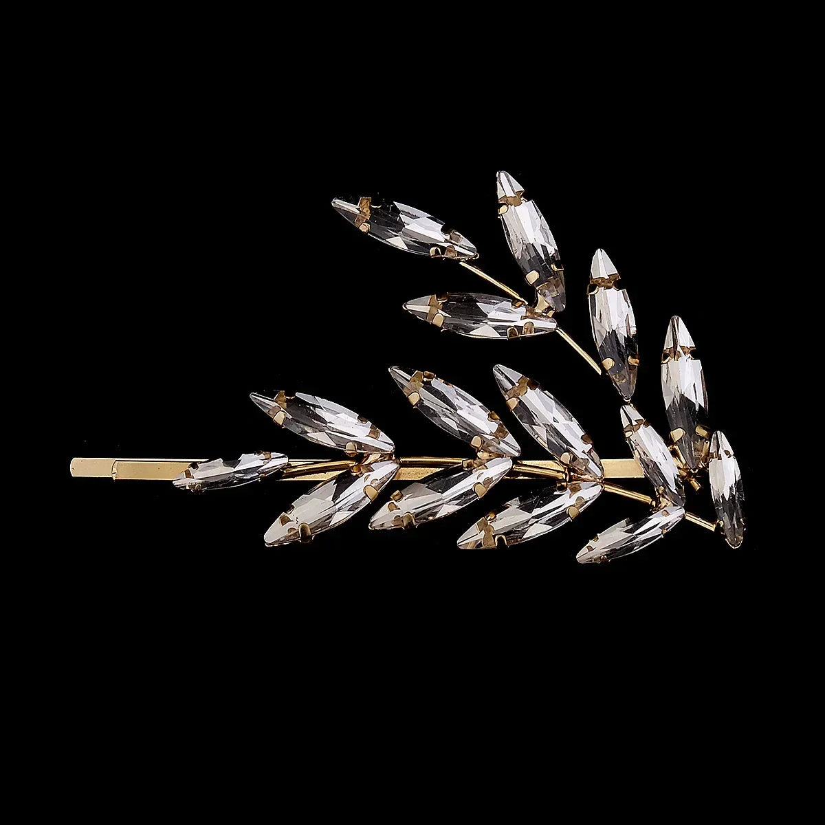 Clear Crystal Hair Pins - Piña Colada