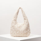 Pattern Hollow Shoulder Bag - Piña Colada