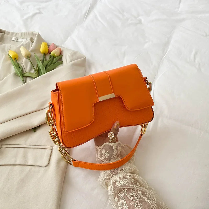 Shoulder Bag Solid - Piña Colada