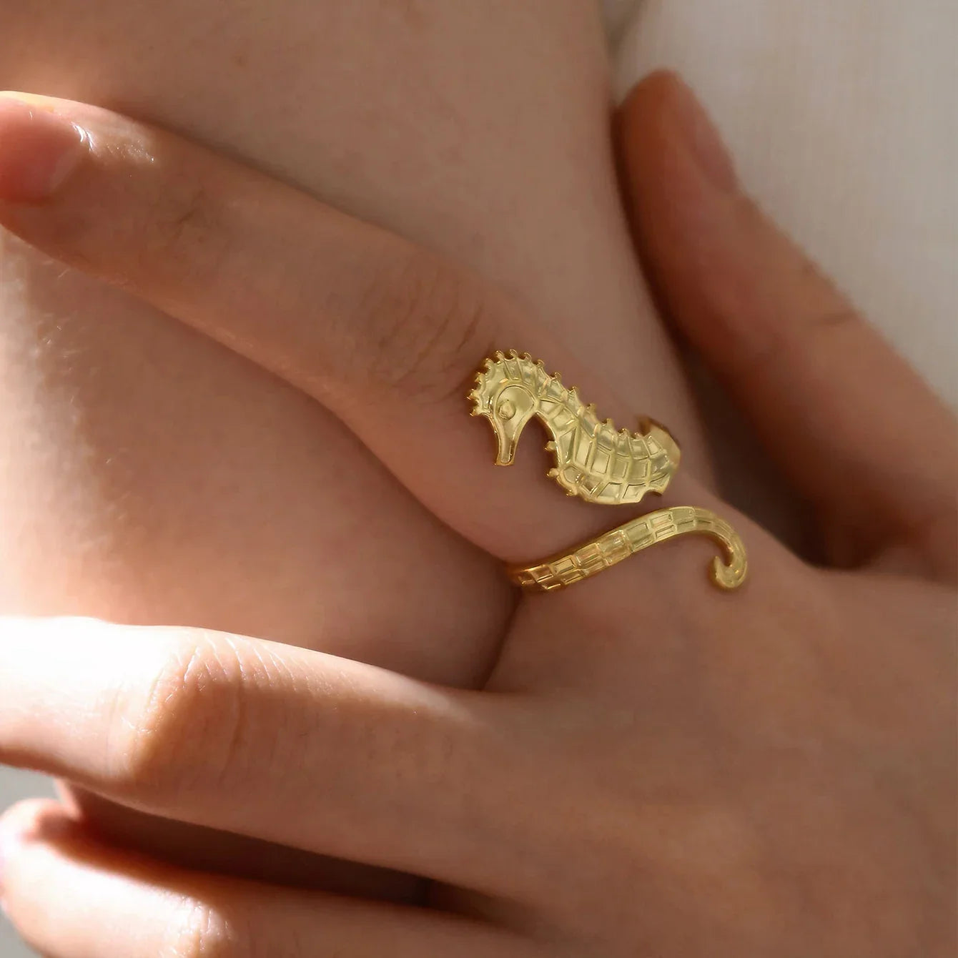 18K Gold-Plated Animal Ring - Piña Colada