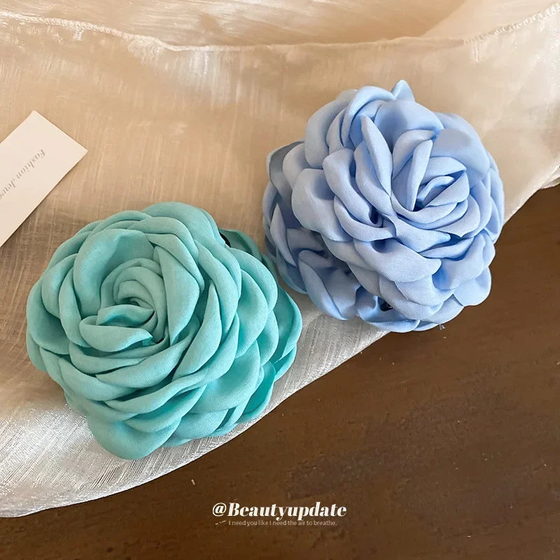Sweet Flower Hair Claw - Piña Colada