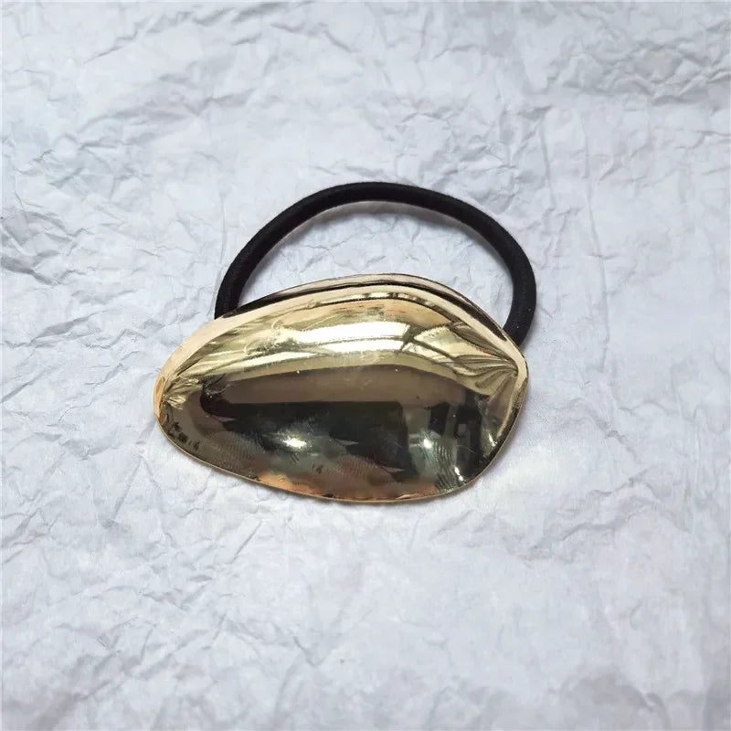 Metal Irregular Double-Layer Hair Bands - Piña Colada