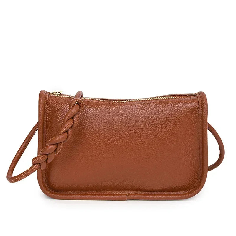 Leather Crossbody Bags - Piña Colada
