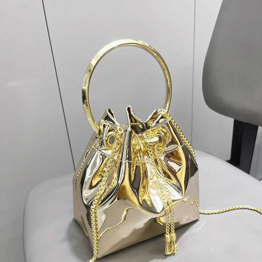 Evening clutch Bag Bucket - Piña Colada