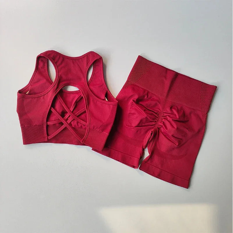 High Waist Set Gym Fitness