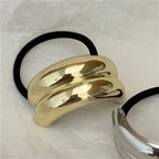Metal Irregular Double-Layer Hair Bands - Piña Colada
