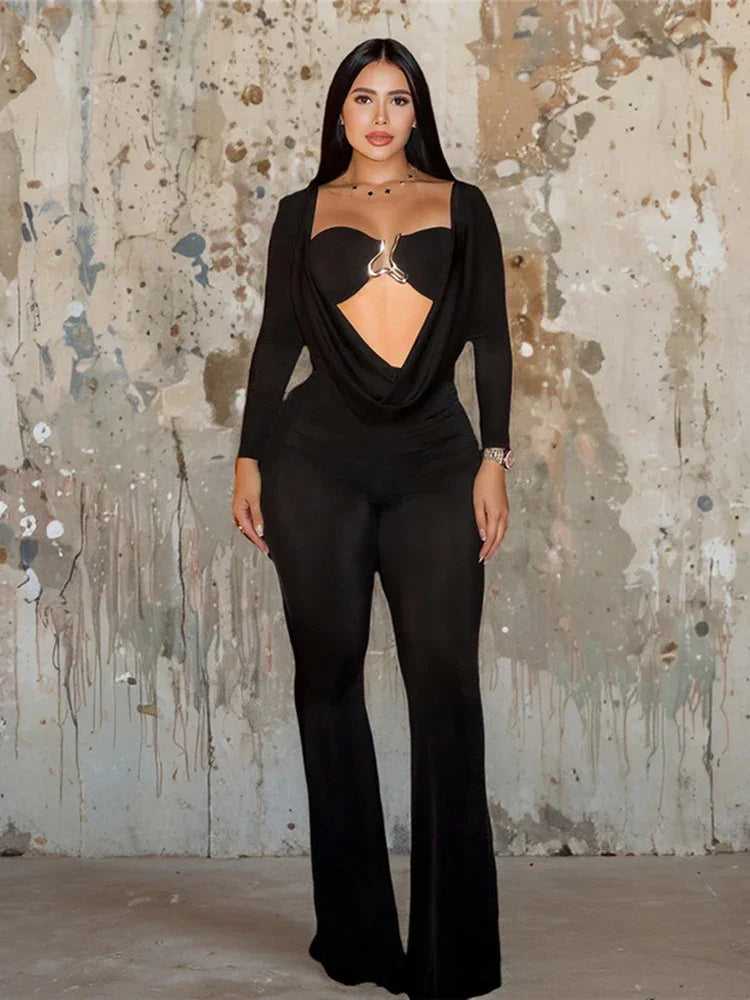 Patchwork Bra Jumpsuits - Piña Colada