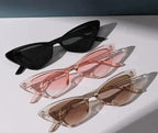 3 Pairs Small Cat Eye Sunglasses - Piña Colada