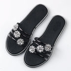 Slippers Diamond Flower Sandals - Piña Colada