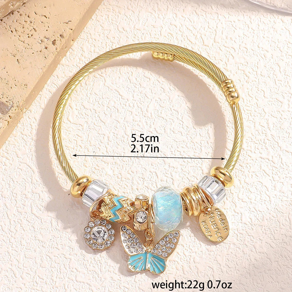 Bead Bracelet Elephant - Piña Colada