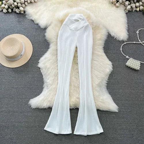 High Waist Pants - Piña Colada