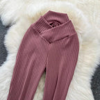 High Waist Pants - Piña Colada