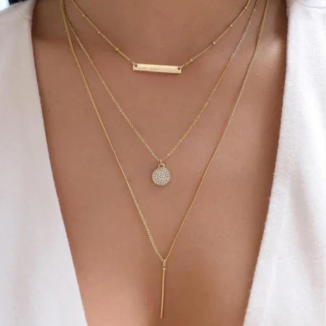 Bohemia Multilayer Necklaces - Piña Colada