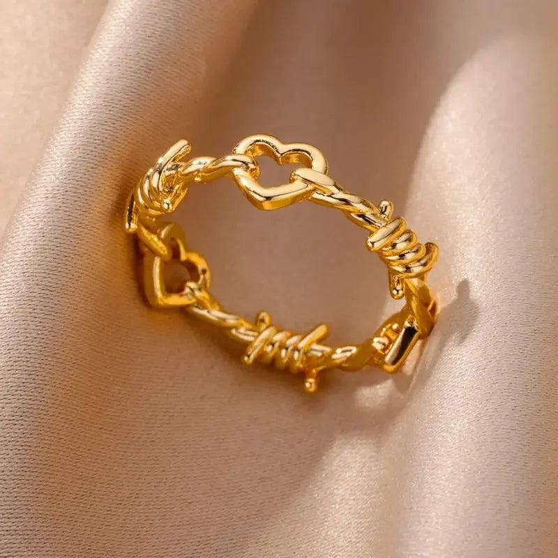 Stainless Steel Rings Aesthetic - Piña Colada