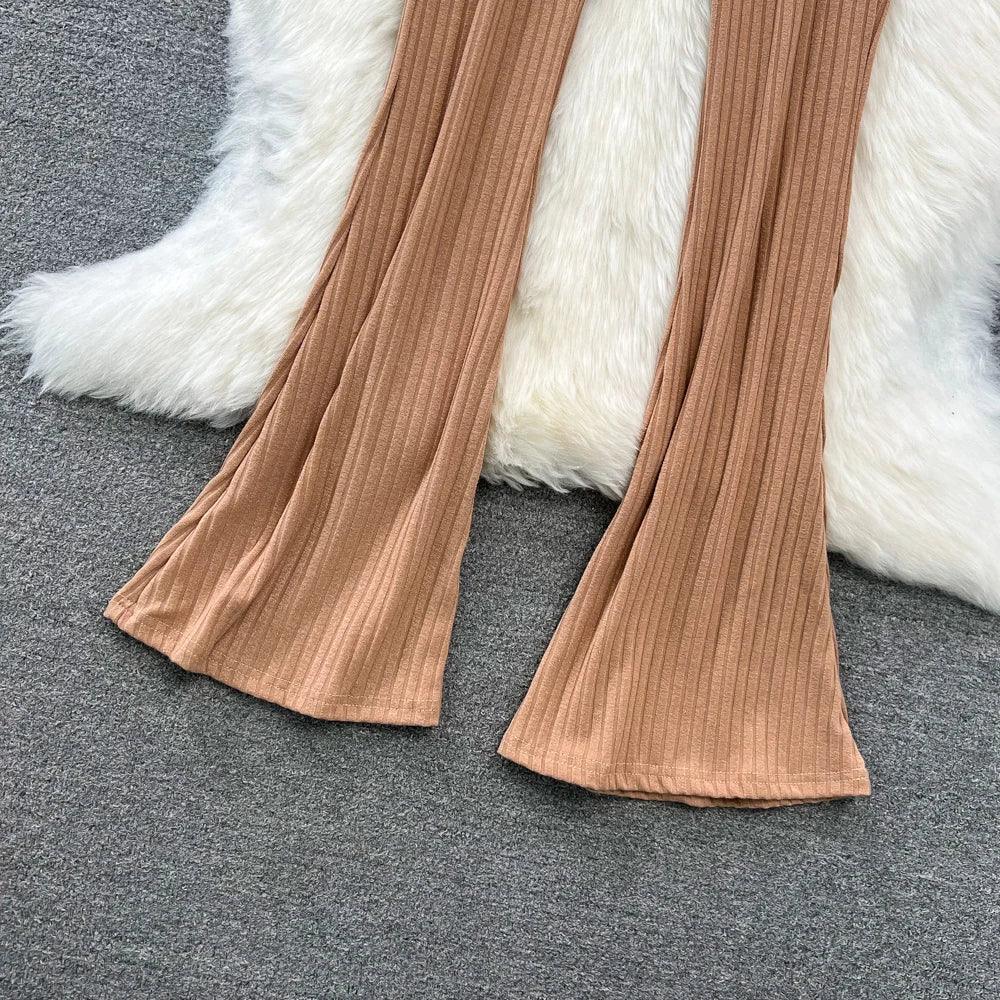 High Waist Pants - Piña Colada
