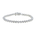 Zirconia Tennis Chain Bracelet - Piña Colada