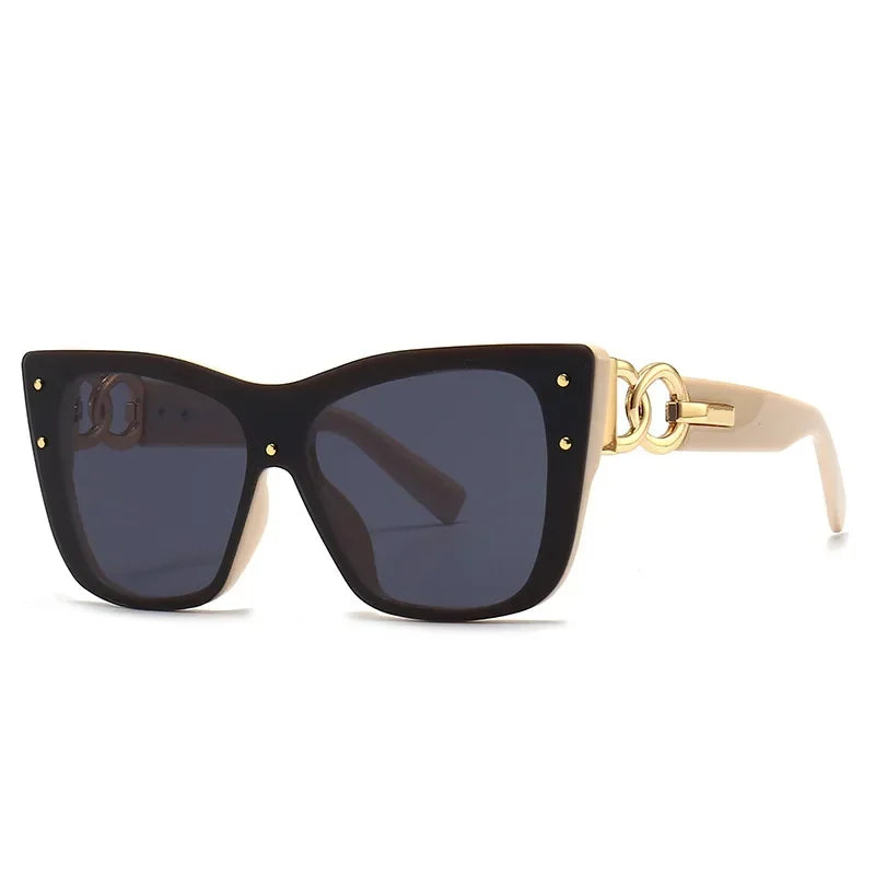 Big Frame Cat Eye Sunglasses - Piña Colada