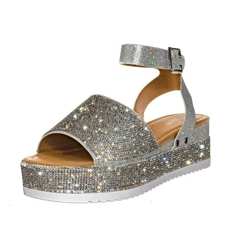 Platform Sandals Wedges - Piña Colada