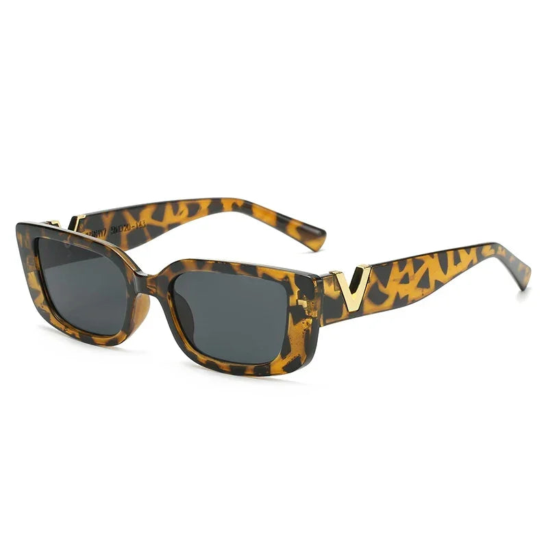 Fashion Rectangle Sunglasses Women - Piña Colada