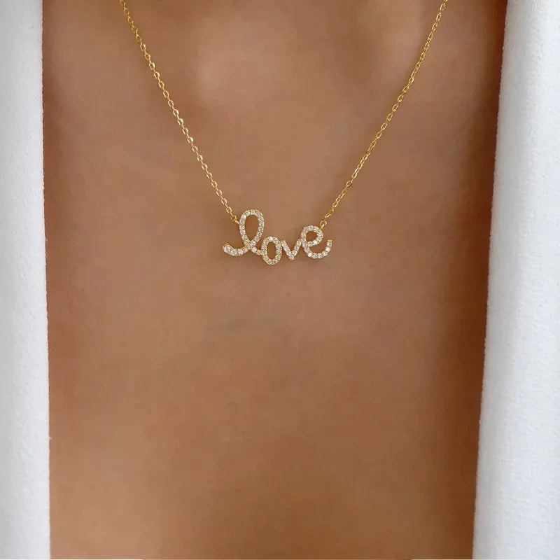 Boho Multi-Layer Gold Crystal Pendant Necklace Set - Piña Colada