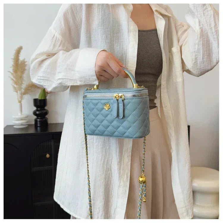 Diamond Grid Single Shoulder - Piña Colada