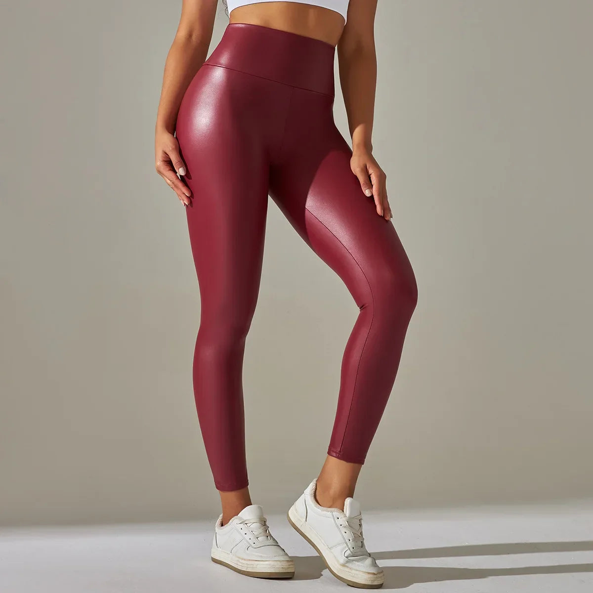 High Waist Stretchy Slim Fit Pencil Pants – Active Everyday Comfort - Piña Colada