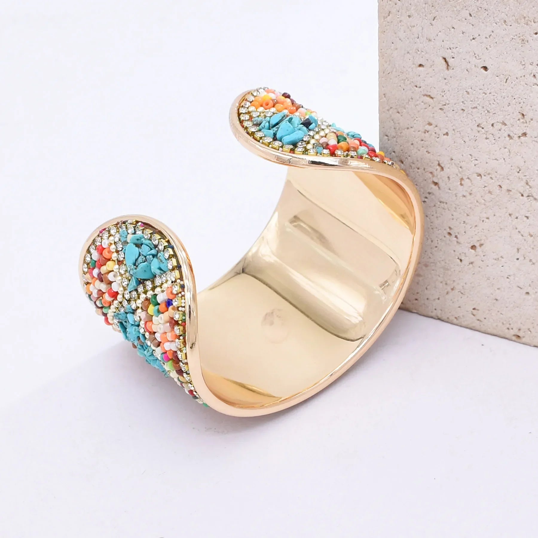 Bohemian Colorful Rice Beads Handmade - Piña Colada
