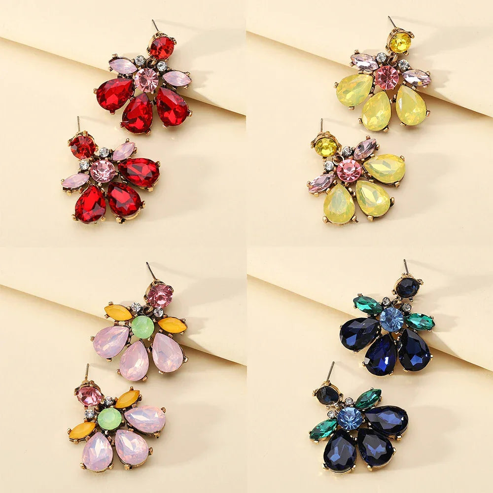 Pendant Shiny Crystal Geometric - Piña Colada