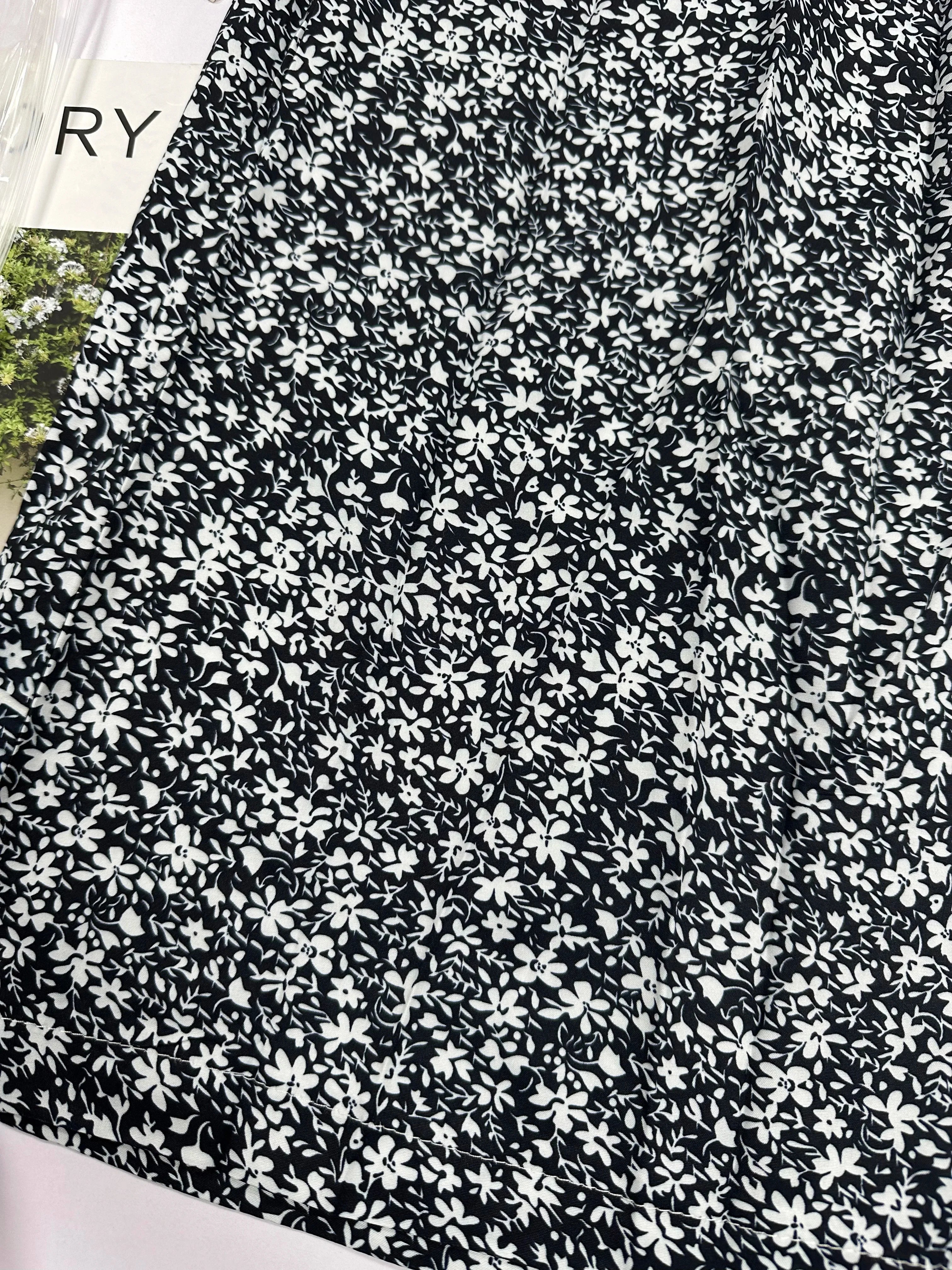Floral high-waisted pants - Piña Colada